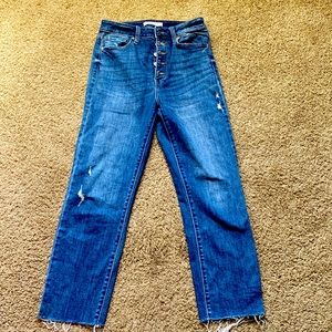 NEW!Eunina ultra high rise straight crop size 7